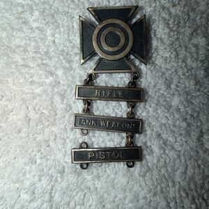 Vintage Military Marksman Badge